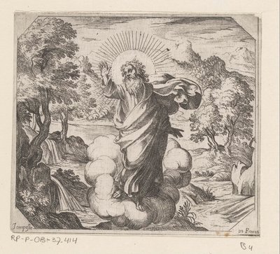 Deus cria plantas e árvores Criação (título da série) de Antonio Tempesta
