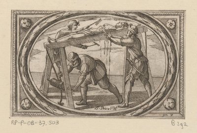 H. Prisca Romeinse martelaressen (título da série) Imagini di moltes vergini Rom in martyrdom (título da série) de Antonio Tempesta