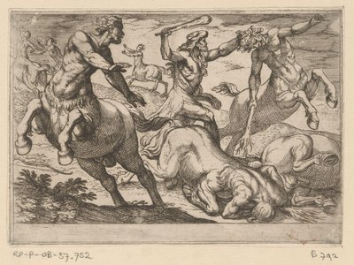 Hércules e os Centauros Os Doze Trabalhos de Hércules (título da série) de Antonio Tempesta