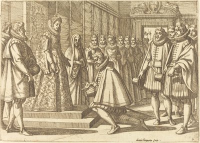 Filipe de Espanha Antes de Margarida da Áustria de Antonio Tempesta