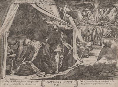 Gravura 23: Judite e Holofernes, de 