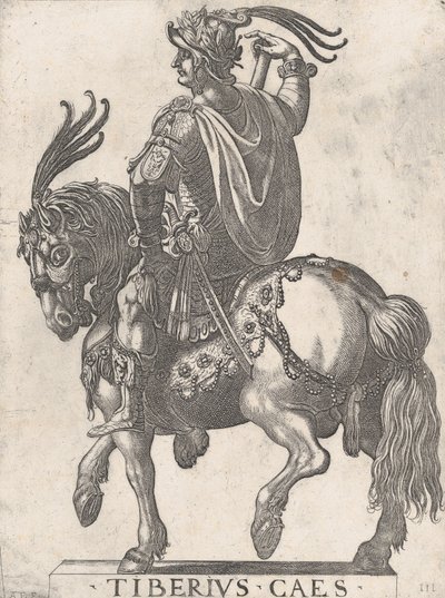 Gravura 3: Imperador Tibério a Cavalo, de 