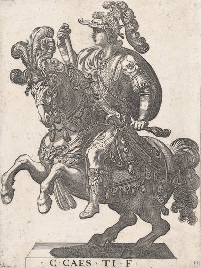 Gravura 4: Imperador Caio a Cavalo, de 