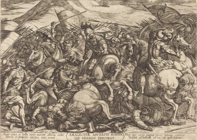 A Derrota dos Amalikits pelos Hebreus de Antonio Tempesta