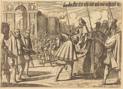 Entrada triunfal de Margarida de Áustria de Antonio Tempesta