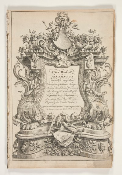 Um Novo Livro de Ornamentos de Antonio Visentini