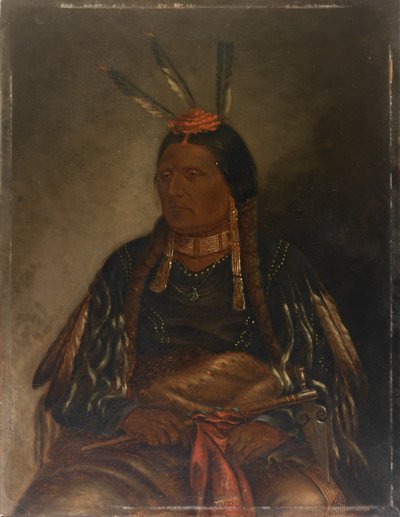 Che-tan-ce-ta Yellow Hawk, ca. 1887. de Antonio Zeno Shindler
