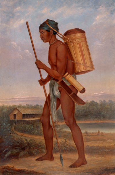 Diak Man, c. 1893. de Antonio Zeno Shindler