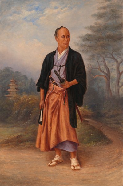 Homem Japonês, ca. 1893. de Antonio Zeno Shindler