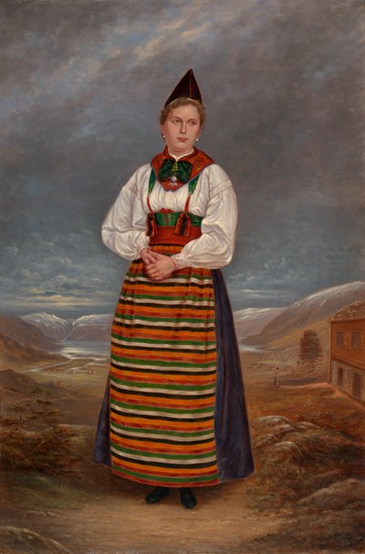 Senhora sueca, ca. 1893. de Antonio Zeno Shindler
