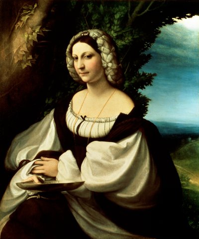 Retrato feminino, c1518. de Antonio da Correggio