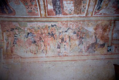 Adoração dos Reis Magos (fresco) de Antonio da Padova