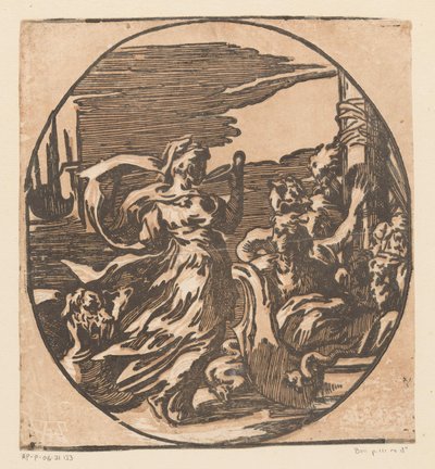 Circe drinking de Antonio da Trento (possibly)