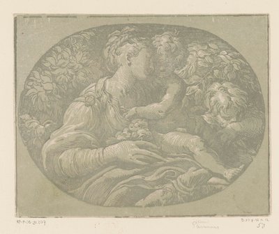 Maria com Criança e João Baptista
Maria com a Rosa de Antonio da Trento