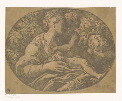 Maria com Criança e João Baptista
Maria com a Rosa de Antonio da Trento