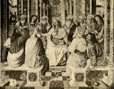 O derramamento do Espírito Santo de Antonio da circle of Monza