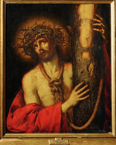 Cristo sofredor (pintura sobre tela) de Antonio de Pereda