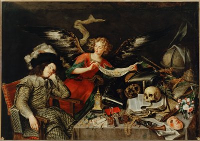 O sonho do cavaleiro (pintura sobre tela) de Antonio de Pereda