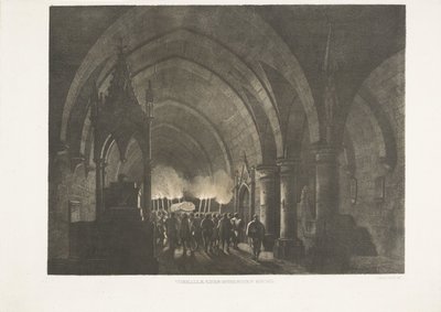 Tocheiros na igreja
Vorhalle einer Gotischen Kirche (título sobre o objecto) de Antonio de Pian