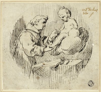Santo António de Pádua com o Menino Jesus de Antonio del Castillo y Saavedra