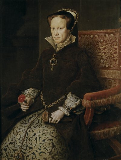 Retrato de Maria I da Inglaterra, 1554 de Antonis Mor