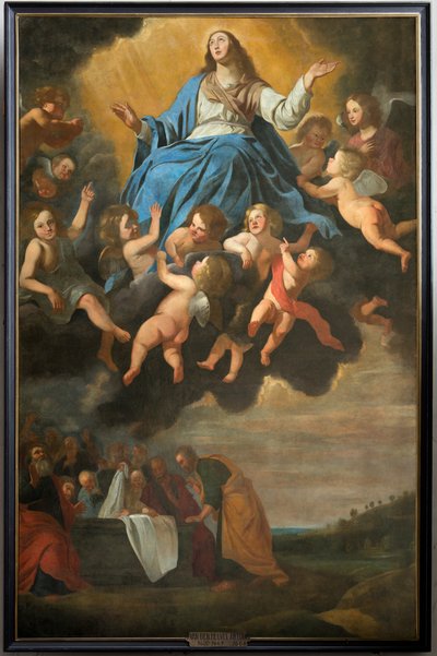 Igreja Paroquial (Igreja Paroquial de Santo Elígio). quadro. "Assunção de Maria". Anthony van den Heuvel. de Antoon van den Heuvel