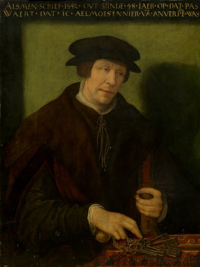 Retrato de um Esmoler de Antuérpia de Antwerp 16th Century