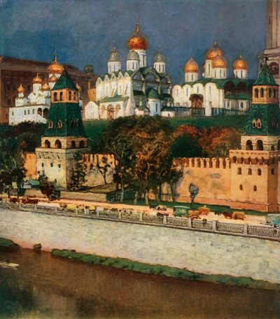 O Kremlin de Moscou, 1894, 1965. de Apollinari Mikhailovich Vasnetsov