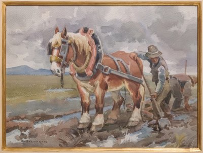Trabalhar nos campos de Arcangelo Salvarani