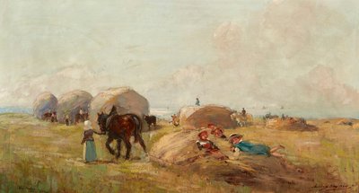 Feno (óleo sobre tela) de Archibald Kay