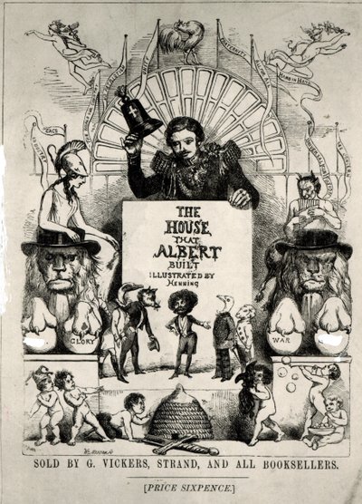 Titlepage from &39;A Casa que Albert Construiu&39;, 1880 (foto bw de Archibald S. Henning