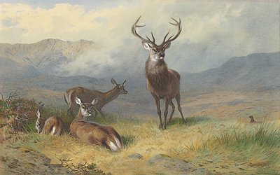 Monarca do Glen de Archibald Thorburn