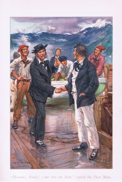 Nonsense Pronto !, Entre no barco, respondeu o primeiro imediato, 1900 de Archibald Webb
