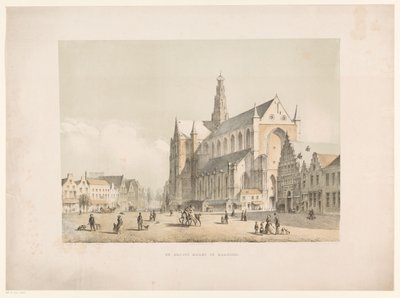 Vista da Igreja de São Bavo e do Grote Markt em Haarlem
Grote Markt em Haarlem (título sobre o objecto) de Arie Ketting de Koningh