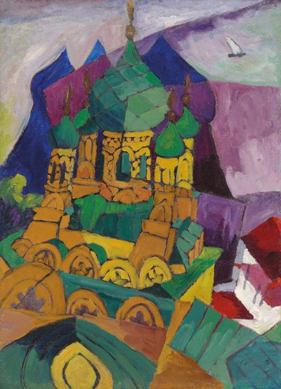 Igreja em Alupka de Aristarkh Vasilievic Lentulov
