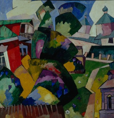 Paisagem, 1900s-1910s de Aristarkh Vasilievic Lentulov