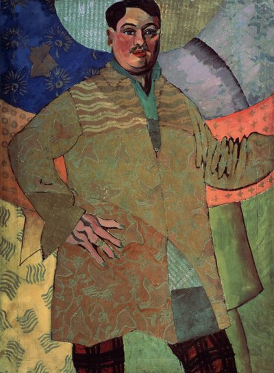 Auto-retrato, 1915 de Aristarkh Vasilievic Lentulov
