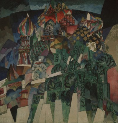 Catedral da Basílica, 1913 de Aristarkh Vasilievic Lentulov
