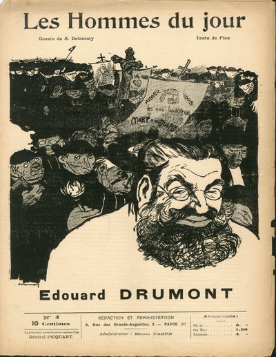 Capa de "Les Hommes du jour", número 4 de Aristide Delannoy