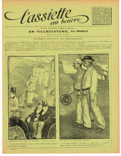 Capa do "The Butter Plate", Satirical in Colors de Aristide Delannoy