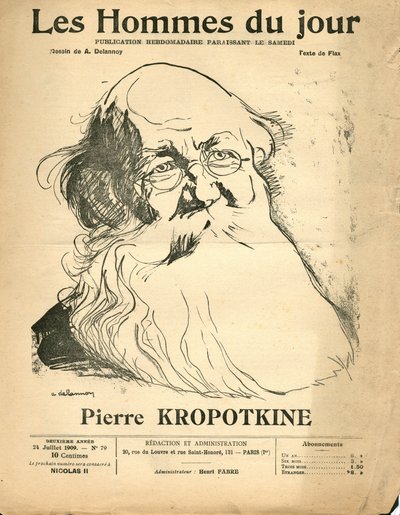 Capa de "Os Homens do Dia", Satirical em N & B, número 79 de Aristide Delannoy