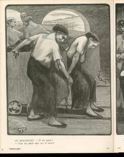A Placa de Manteiga, número 134, Satirical em P&B de Aristide Delannoy