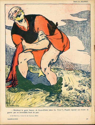 A Placa de Manteiga, número 392, Satirical in Colours de Aristide Delannoy