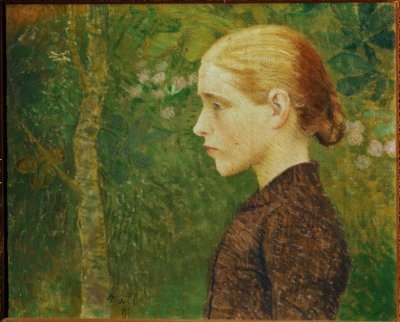 Aristide Maillol - Retrato Busto de uma Camponesa &39;, 1891, Óleo sobre tela, 46 × 55 cm de Aristide Maillol