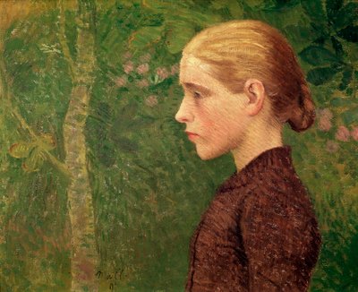 Busto de Pintura de Jovem Camponês de Aristide Maillol (1861-1944) Sol de 1891. 46 x 55 cm Reims, Musee des Beaux Arts de Aristide Maillol