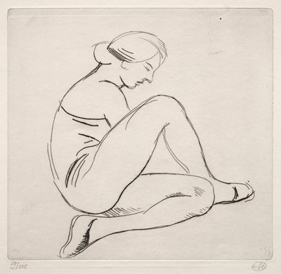 Mulher sentada de Aristide Maillol