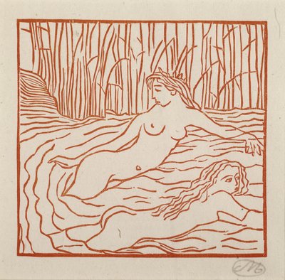 Galatea im Wasser de Aristide Maillol