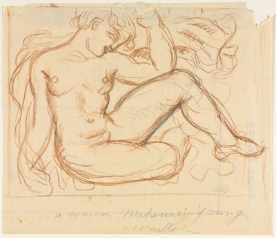 Estudo de nu de Aristide Maillol