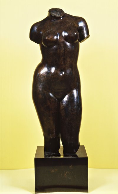 Vênus; Torso de Vênus, c. 1920 (bronze com pátina marrom) de Aristide Maillol