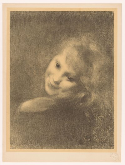 menina sorridente de Armand Berton